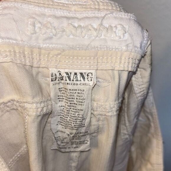 Da Nang Embroidered Cargo Bermuda Shorts Small - Picture 2 of 6